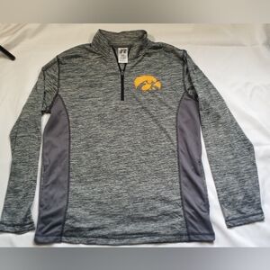 Russell Athletics Iowa Hawkeye 3/4 Zip Sweatshirt Men's Med